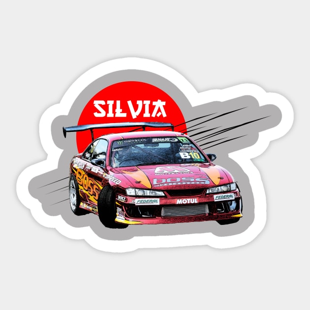 Nissan Silvia Sticker by AdriaStore1